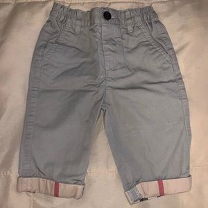 Burberry khaki pants. 9months